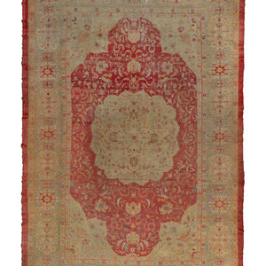 An Oushak Wool Rug Early 20th Century 15 2a90dd