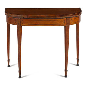 A George III Satinwood Flip-Top