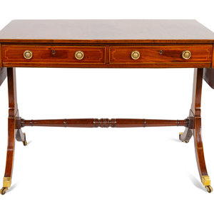 A Regency Mahogany Sofa Table 19th 2a91c3