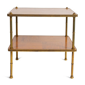 A Regency Style Walnut and Brass 2a91c6