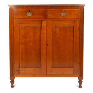 A Federal Style Cherrywood Cabinet 19th 2a9203