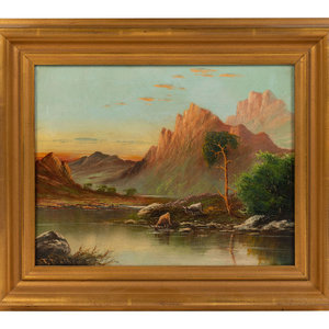 T. Mathew 
Mountain Landscape with