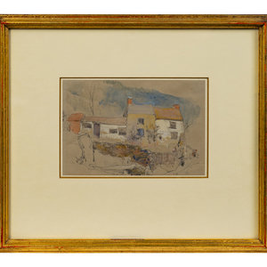 David Cox English 1783 1859 Cottages 2a9247