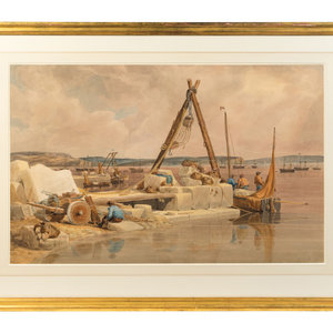 Unknown Artist Three Maritime Scenes Largest 2a9248