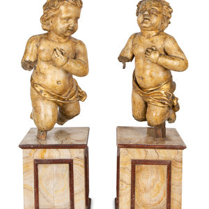 A Pair of Italian Carved and Parcel 2a6bf6