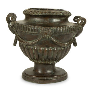 A Neoclassical Style Bronze Urn 2a6c03