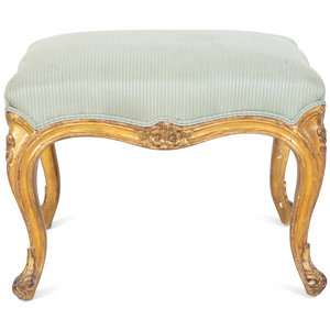 A Louis XV Style Giltwood Tabouret
19TH