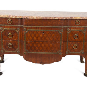 A Louis XVI Style Marquetry Gilt 2a6c2f