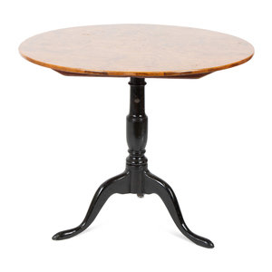 A George I Style Burlwood Tilt Top 2a6c5c