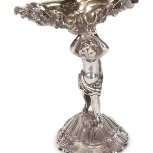 A Garrard & Co Silvered Figural