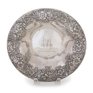 An American Silver Repoussé Floral