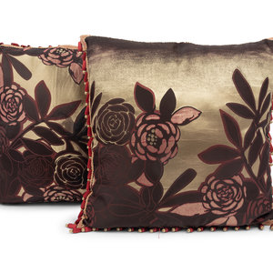 A Pair of Silk Pillows 20th Century 21 2a6eab