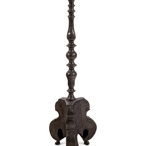 A Continental Pewter Pricket Stick
18th