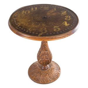 A Continental Brass Clock Dial