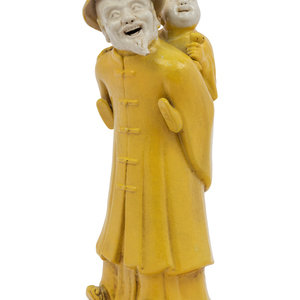 A Chinese Export Porcelain Figural