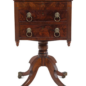 A Classical Mahogany Two Drawer 2a709b