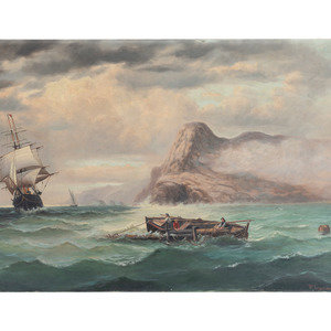 William Torgerson American 1833 1890 Seascape  2a70bf