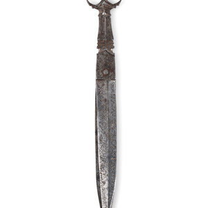 A Pair of Engraved Iron Shears
Circa