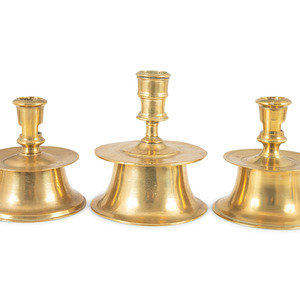 Three Continental Brass Capstan