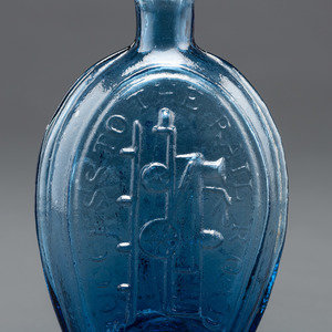 A New York Molded Glass Flask in 2a7133