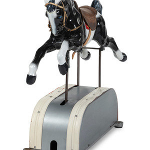 An Electric Painted Riding Horse 20th 2a717b