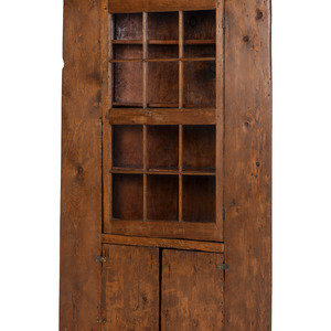 A Country Pine Corner Cupboard Midwestern 2a71ab