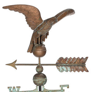 A Molded Copper Seagull Form Weathervane 2a7218