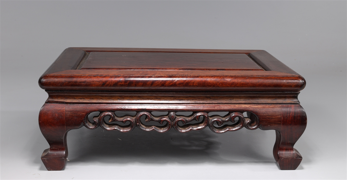 Chinese rosewood rectangular stand 2a7297