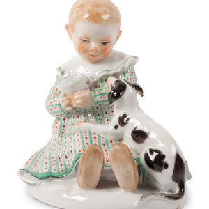 A Meissen Porcelain Figure of a