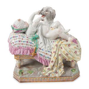 A Meissen Porcelain Figural Group