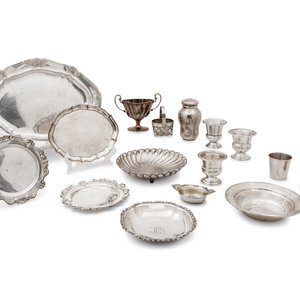 A Large Group of Various American Silver