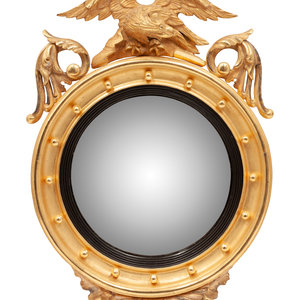 A Federal Style Eagle Convex Mirror
height