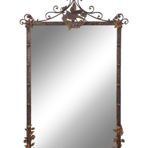 An Art Deco Wrought Iron Mirror 53 2a745a