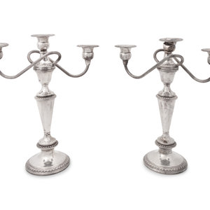 A Group of American Silver Candelabras 2a7453