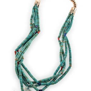 14K Gold Multi-strand Necklace,