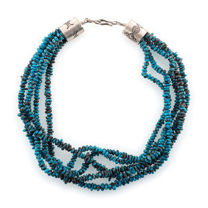 Pueblo Multi-Strand Turquoise Nugget