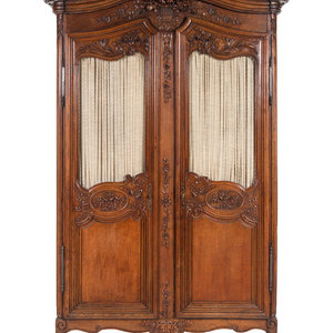A Louis XV Provincial Style Carved 2a764a