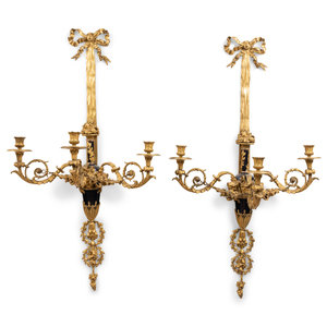 A Pair of Louis XVI Style Gilt 2a7659