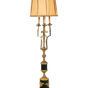 An Empire Style Gilt and Patinated