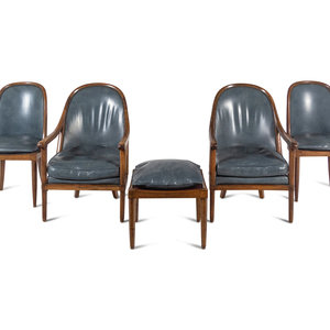 A Set of Four Directoire Walnut 2a7665