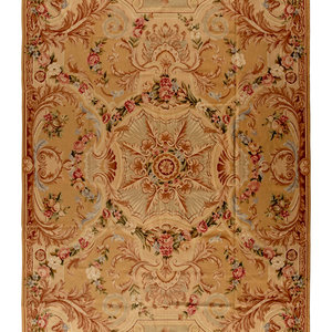 An Aubusson Style Wool Rug 20th 2a7676