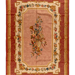 An Aubusson Style Wool Rug
20th