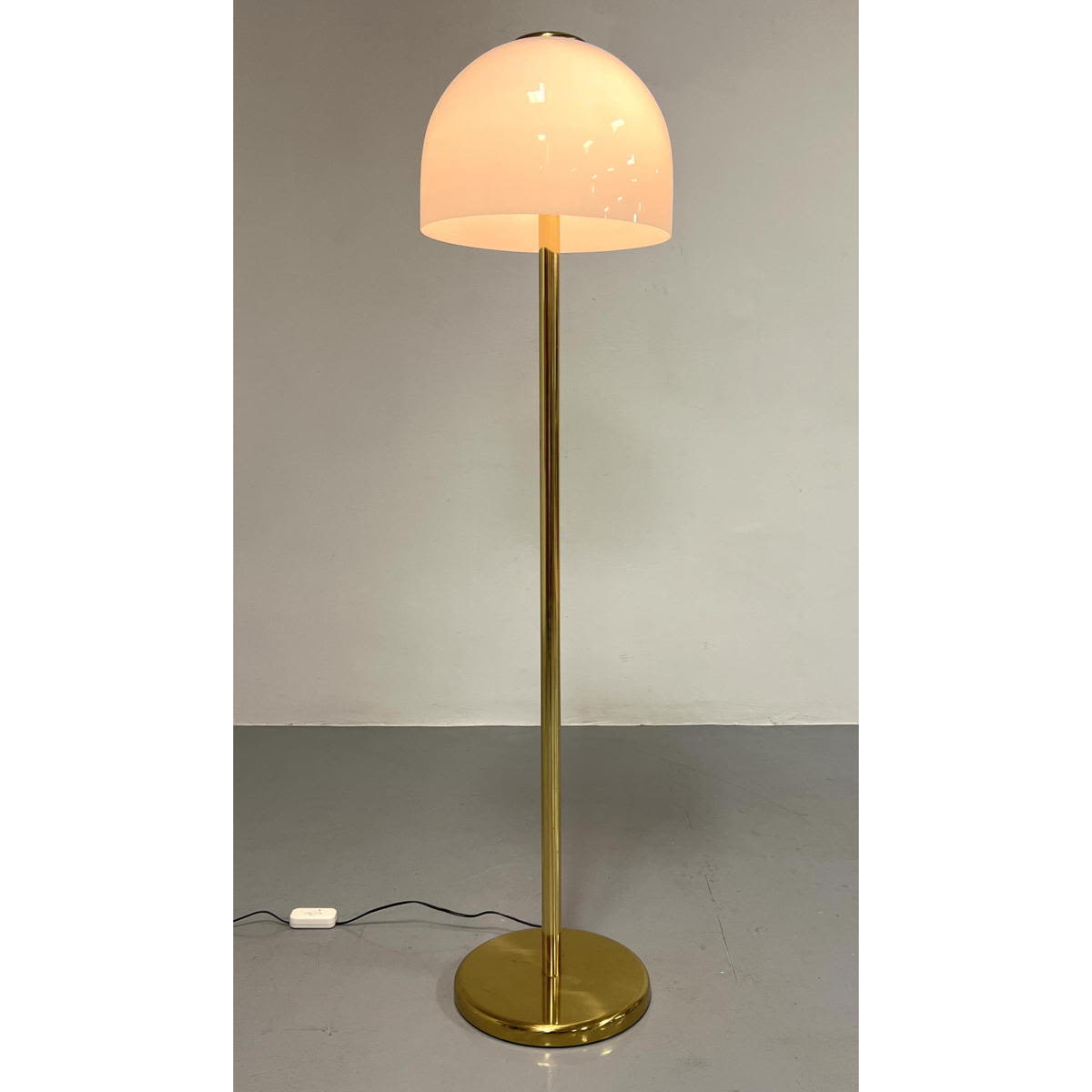 F. Fabbian Italy Floor Lamp. Brass
