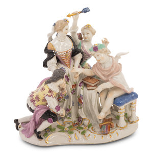 A Meissen Porcelain Figural Group Circa 2a76ec