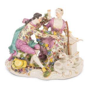 A Meissen Porcelain Figural Group 2a76fd