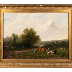 C. Raffel (British, 19th Century)
Cows