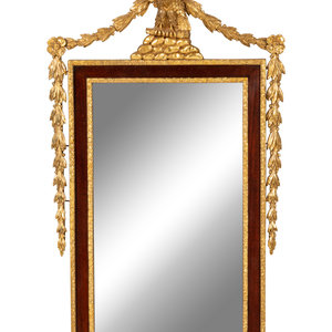 A Federal Style Parcel Gilt Mirror Late 2a7785