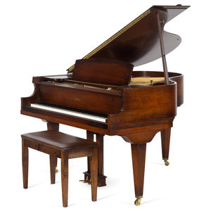 A Cable Mahogany Baby Grand Piano 1934 serial 2a778e