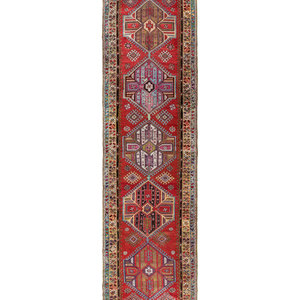 A Soumak Wool Runner Mid 20th Century 10 2a77b4