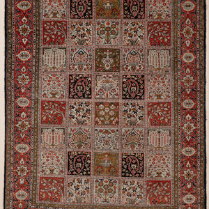 A Framed Bakhtiari Wool Rug Frame  2a77b9